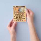 Funny Quotes Gift To Husband Gift für Father Wird Flyer (Gruppe)