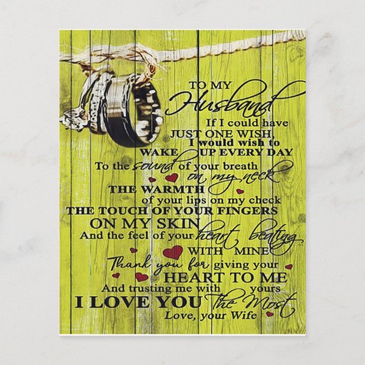 Funny Quotes Gift To Husband Gift für Father Wird Flyer (Hinten)