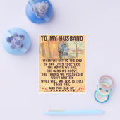 Funny Quotes Gift To Husband Gift für Father Wird Flyer (Einzeln)