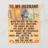 Funny Quotes Gift To Husband Gift für Father Wird Flyer (Vorne)