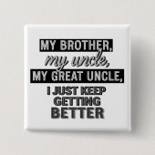funny quotes humor dad jokes button (Vorderseite)