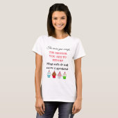Funny Quotes Humore essen Cake T-Shirt (Vorne ganz)
