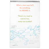Funny Quotes & Jokes Spaß 2025 Custom Yearly Wall Kalender (Mär 2027)