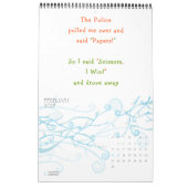 Funny Quotes & Jokes Spaß 2025 Custom Yearly Wall Kalender (Feb 2027)