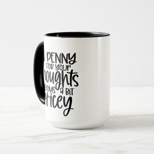 Funny Quotes Spaß Tasse (Vorderseite Links)