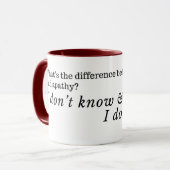 Funny Quotes Tasse (Vorderseite Links)