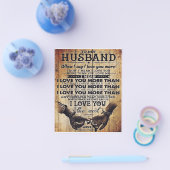 Funny Quotes To Husband Gift For Your Man Flyer (Einzeln)