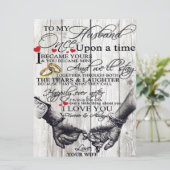 Funny Quotes To My Husband | Gift For Husband | Menükarte (Stehend Vorderseite)
