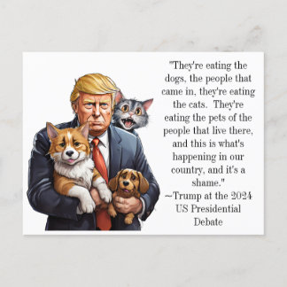 Funny Quotes von Donald Trump | Aussprache 2024 Postkarte