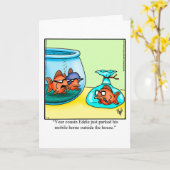 Funny R.V. Camper Spaß Grußkarte Karte (Gelbe Blume)