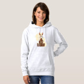 Funny Rabbit Best Teacher Hoodie (Vorne ganz)