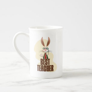 Funny Rabbit Best Teacher Porzellantasse