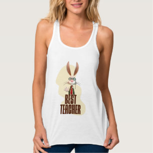 Funny Rabbit Best Teacher Tank Top