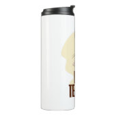 Funny Rabbit Best Teacher Thermosbecher (Nach links gedreht)