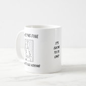 Funny Rabbit Cartoon Kaffeetasse (Vorderseite Links)