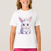 Funny Rabbit Full Smile T-Shirt (Vorderseite)
