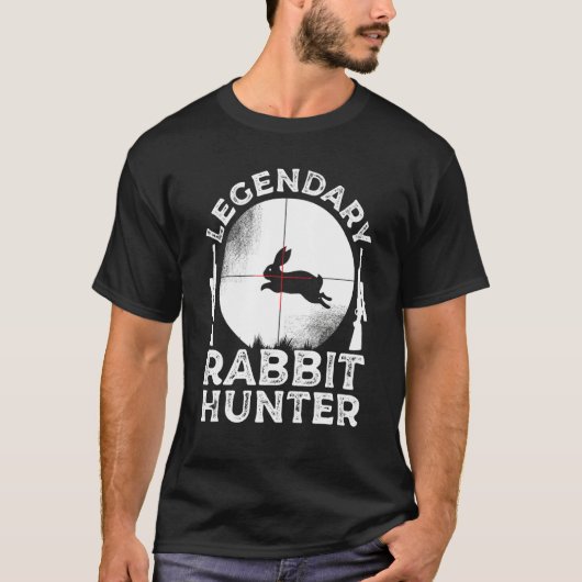 Funny Rabbit Hunting Gift Cute Proud Legendary Rab T-Shirt (Vorderseite)