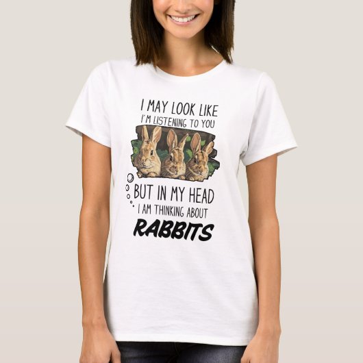 Funny Rabbit Lover T-Shirt (Vorderseite)