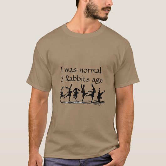 Funny Rabbit Spaß Shirt (Vorderseite)
