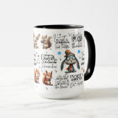 Funny Rabbit Squirrels Quotes Tasse (VorderseiteRechts)