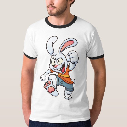 Funny Rabbit 😆🐰 T-Shirt (Vorderseite)