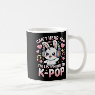 Funny Rabbit von Frauen kann dich nicht hören, auf Kaffeetasse