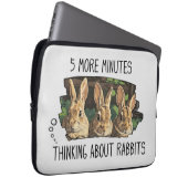 Funny Rabbits Laptop Sleeve (Vorne Rechts)