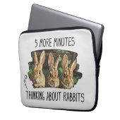Funny Rabbits Laptop Sleeve (Vorderseite Links)