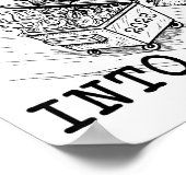 Funny Raccoon 2026 Snarky New Year, Rollin' 2025 I Poster (Ecke)