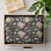 Funny Raccoon Anpassen von Text und Farbe Seidenpapier (Geschenk)