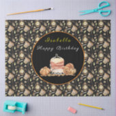 Funny Raccoon Anpassen von Text und Farbe Seidenpapier (Basteln)