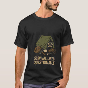 Funny Raccoon Camping Spaß Geschenk T-Shirt