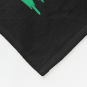 Funny Raccoon Christmas Trash Panda Xmas  Fleecedecke (Ecke)