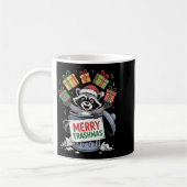Funny Raccoon Christmas Trash Panda Xmas Merry Tra Kaffeetasse (Links)