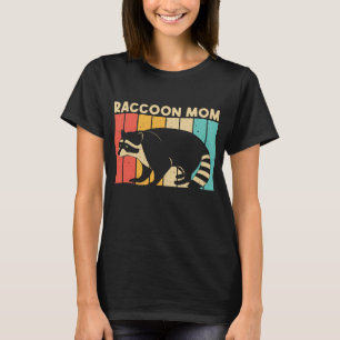Funny Raccoon Design für Mama Mutter Häufig Raccoo T-Shirt