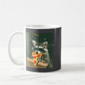 Funny Raccoon Eating Zza Animal Meme Men Women Kid Kaffeetasse (Links)