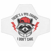 Funny Raccoon Es gibt eine 99%-ige Chance, dass ic Fußball (Flach)