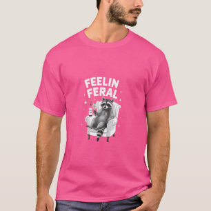 Funny Raccoon Feelin' Ferry T-Shirt