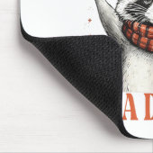 Funny Raccoon First Of All I'm A Delight Merry Chr Mousepad (Ecke)