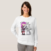 Funny Raccoon Geschenke Kinder Cool nur ein Mädche T-Shirt (Vorne ganz)