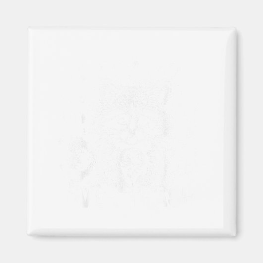 Funny Raccoon I’d Ck You Over Trash Valentines Day Magnet (Vorne)