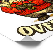 Funny Raccoon I’d Ck You Over Trash Valentines Day Poster (Ecke)