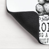 Funny Raccoon, I Got 99 Problems Sarcastic Quotes  Mousepad (Ecke)
