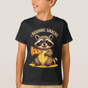 Funny Raccoon, ich brauche Snacks T-Shirt