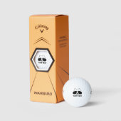 Funny Raccoon Logo Custom Golf Ball Geschenk Set (Verpackungen)