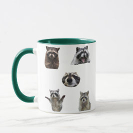 Funny Raccoon Meme Mug for Memes Lovers Mug Gift Tasse