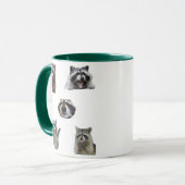 Funny Raccoon Meme Mug for Memes Lovers Mug Gift Tasse (Vorderseite Links)