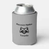 Funny Raccoon Nation Toronto Dosenkühler (Kanne Vorderseite)