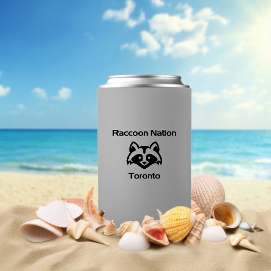 Funny Raccoon Nation Toronto Dosenkühler