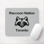 Funny Raccoon Nation Toronto Mousepad (Mit Mouse)